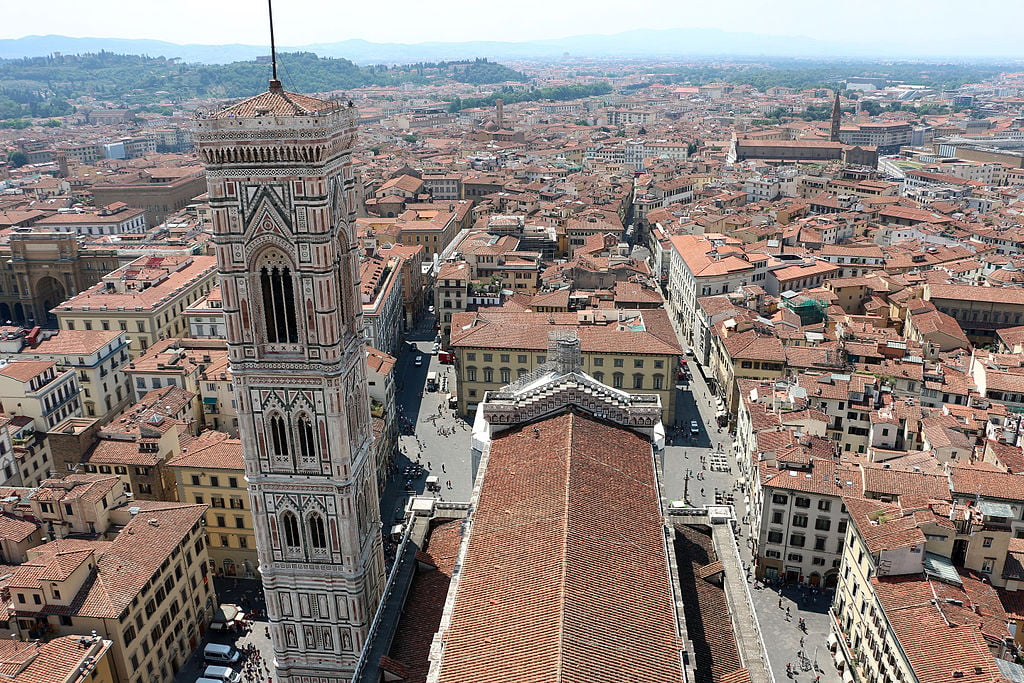 From the top of the cupola of the Duomo