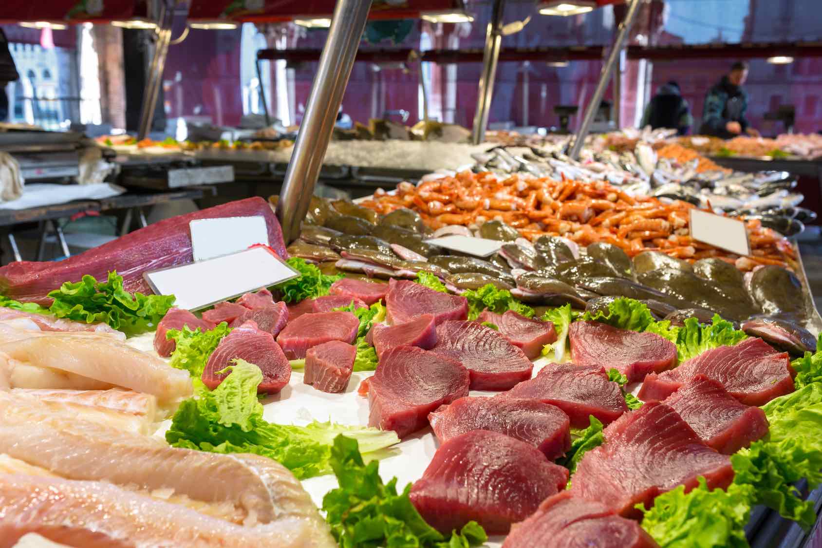 Traditional Foods in Venice by Italy Perfect Rialto Fish Market