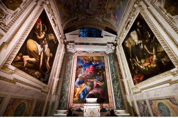 Caravaggio Paintings in Rome Cerasi Chapel