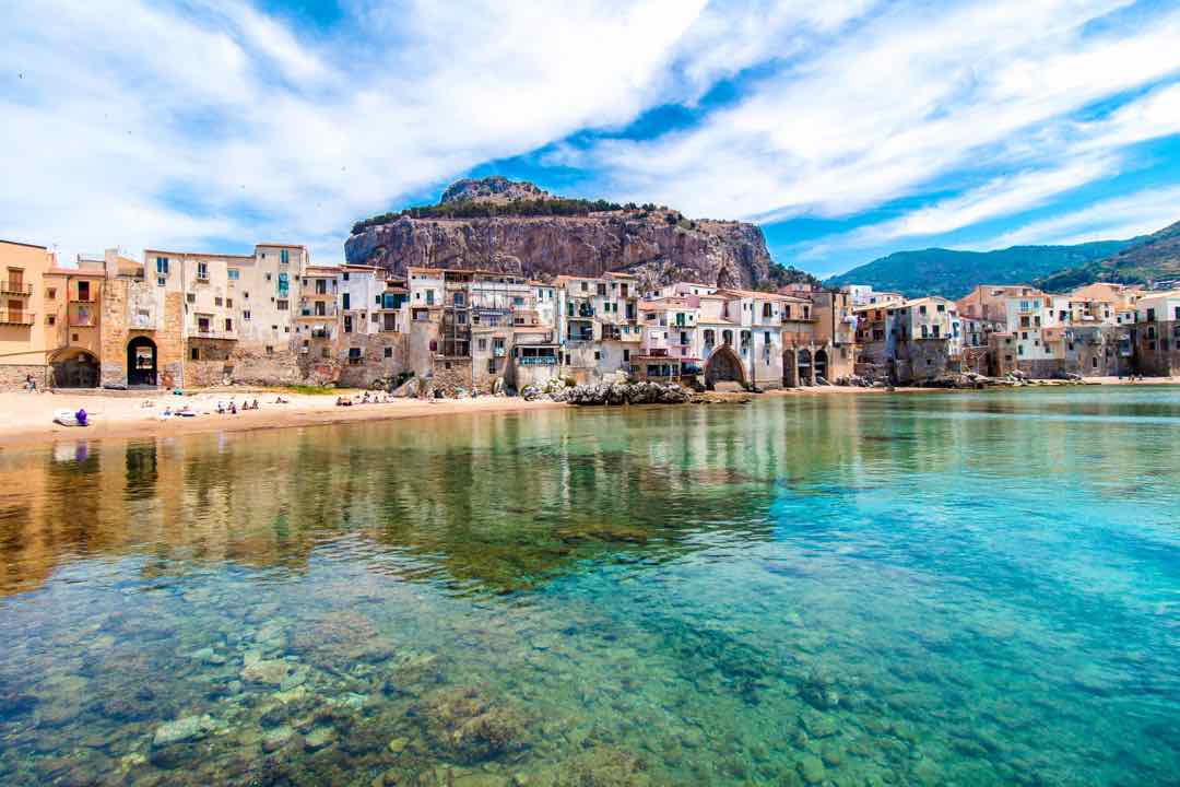 Italian Coast Sea summer heat in italy