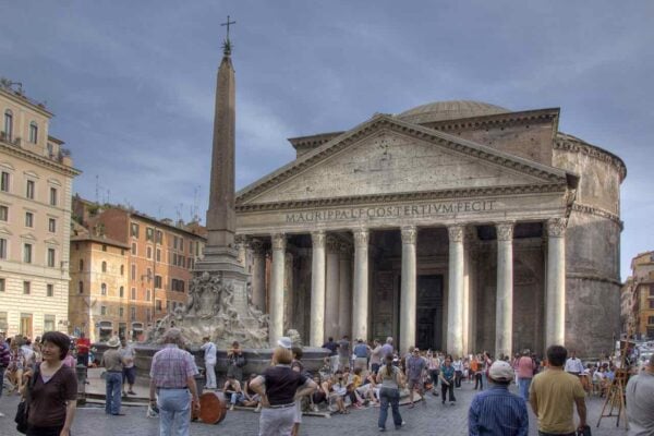 Rainy Day Rome Pantheon