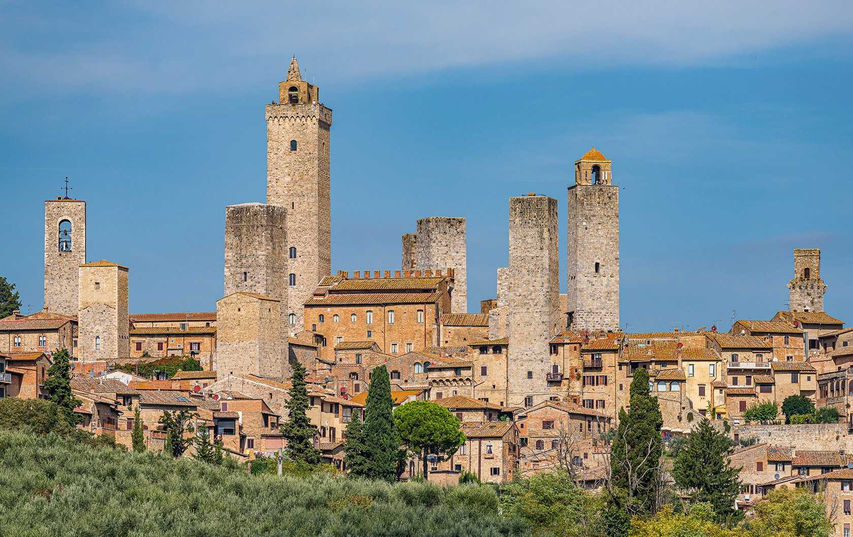 View of San Gimignano in Tuscany