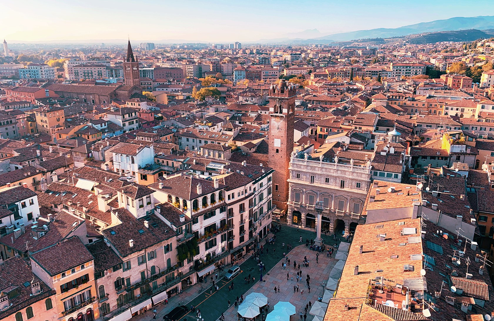 Charming Verona piazza