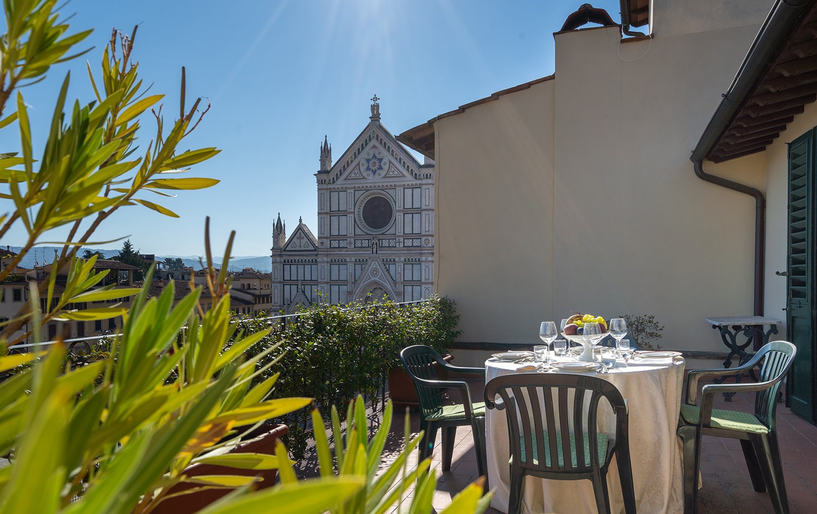 Florence apartment rental overlooking Santa Croce