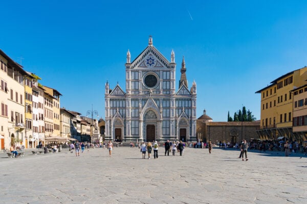 Piazza Santa Croce with the Basilica of Santa Croce