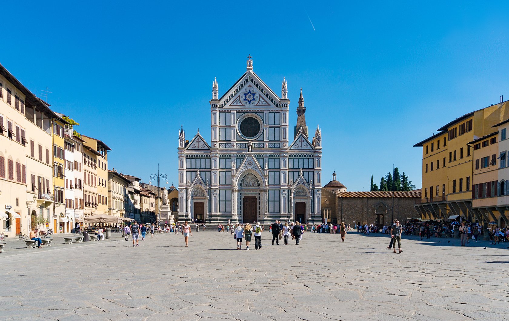Piazza Santa Croce with the Basilica of Santa Croce