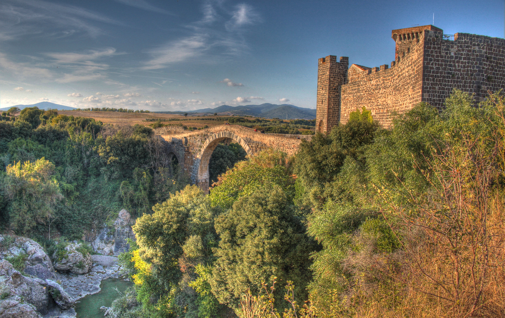 The Ponte dell’Abadia - a Roman bridge build on an Etruscan foundation