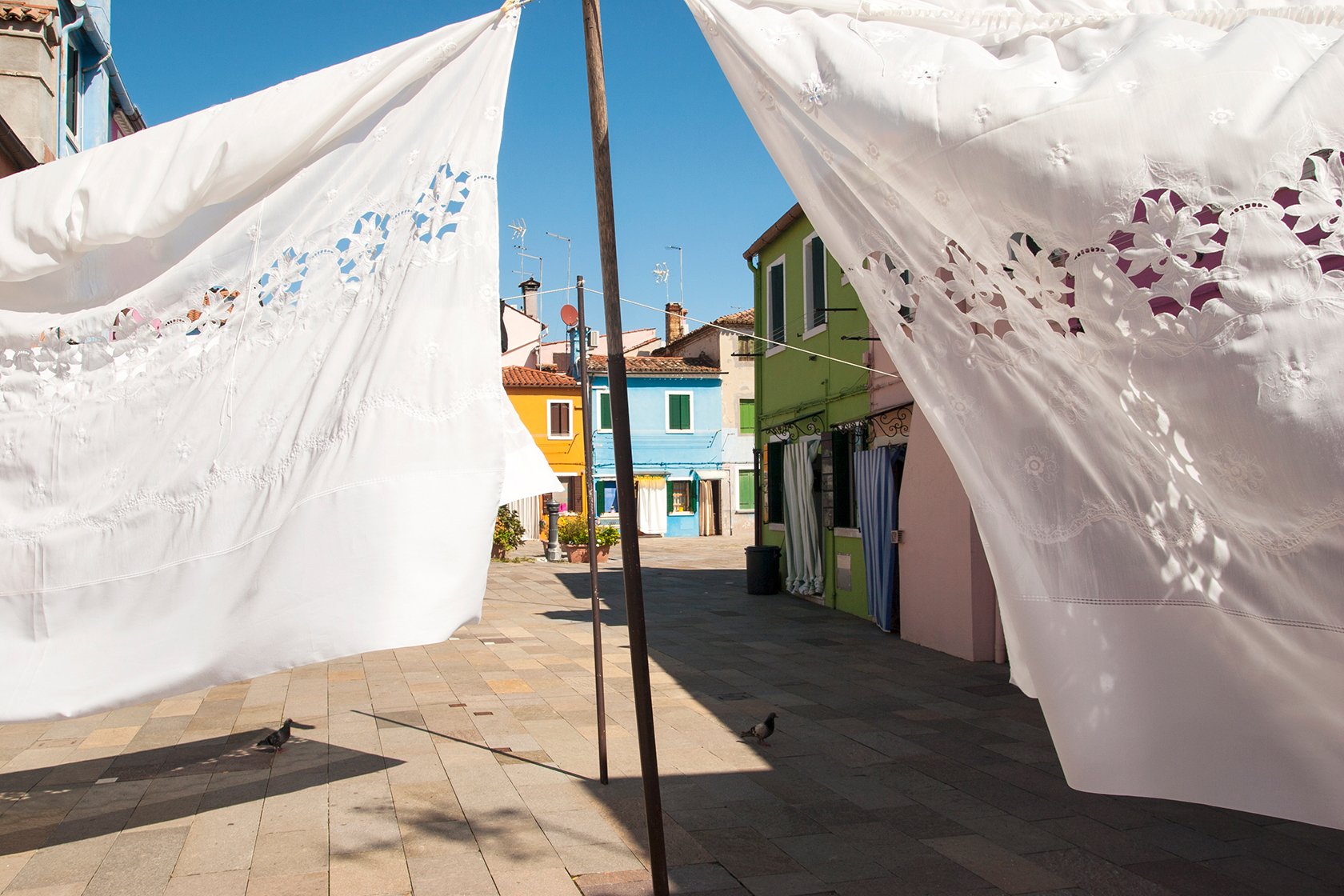 Burano lace shopping