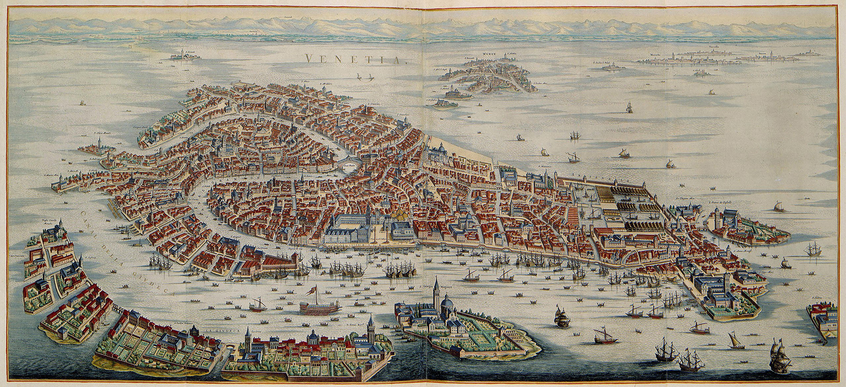Venice historic map