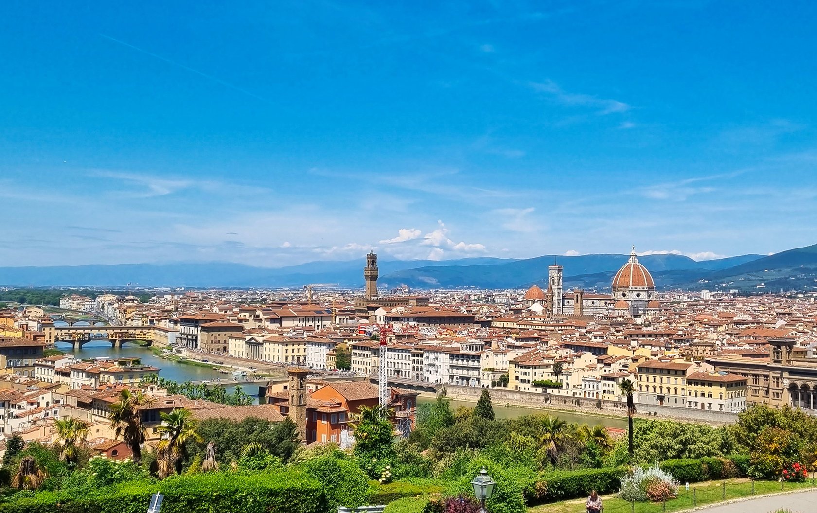 Florence garden views