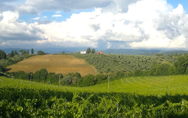 Fasten your Seat Belts for an Aerial Tuscany Vineyard Tour!