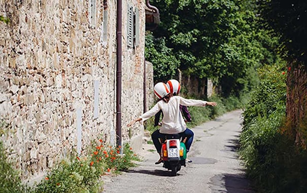 Taking a Vintage Vespa Tour of Tuscany