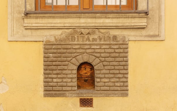 Florence’s Curious Wine Windows