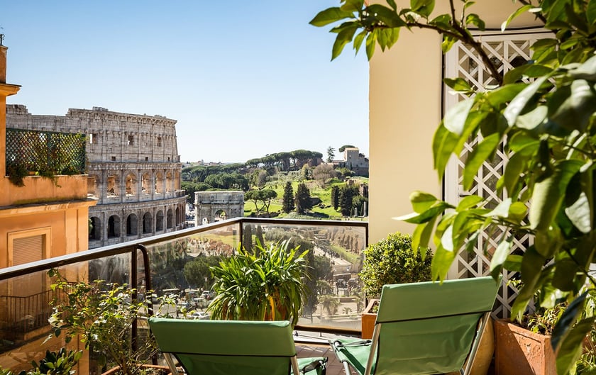 A Dreamy Terrace in Rome