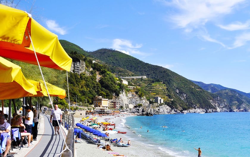 Enjoying the Beach in Italy